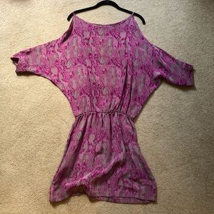 Karina Grimaldi Snakeskin Print Dress